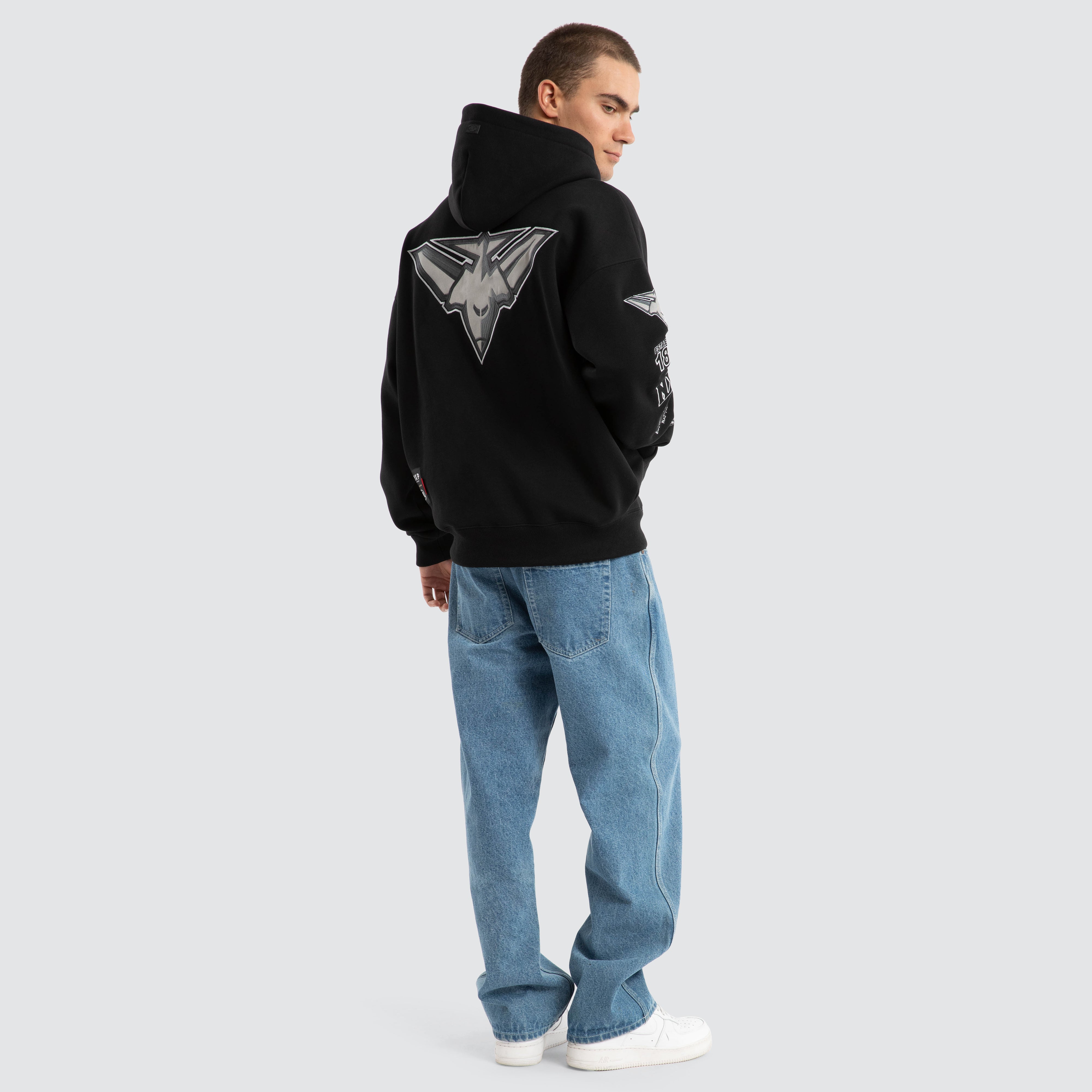 Essendon Bombers AFL Mono Hoodie in Black | NXP