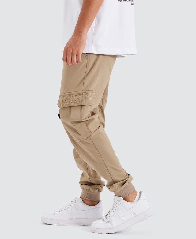 F150 Slim Nylon Cargo Jogger Stone