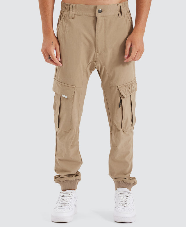 F150 Slim Nylon Cargo Jogger Stone