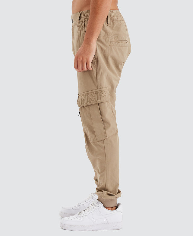 F150 Slim Nylon Cargo Jogger Stone