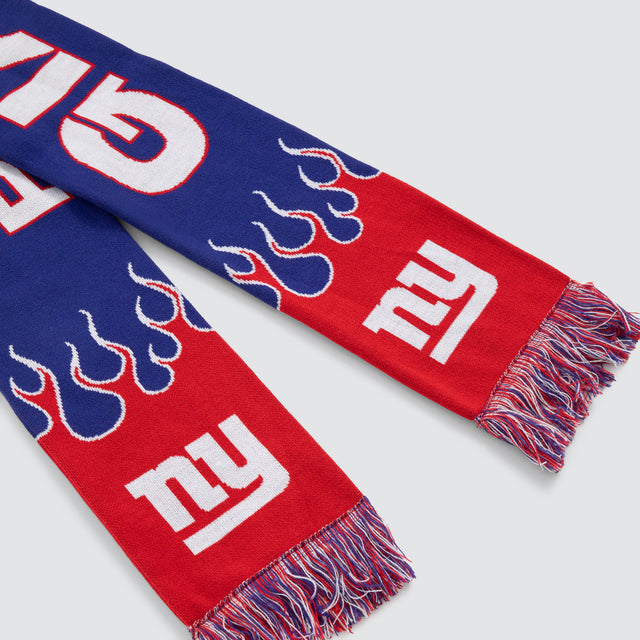 New York Giants Fringe Scarf Dark Blue/Red