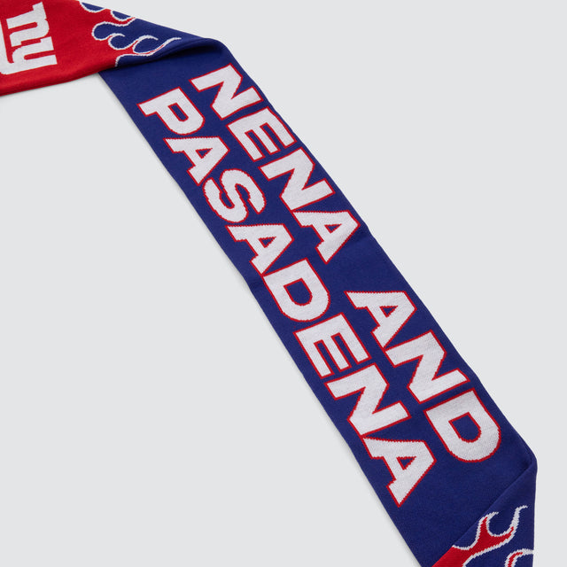 New York Giants Fringe Scarf Dark Blue/Red
