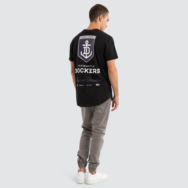 Fremantle Dockers AFL Prime Tee Jet Black