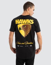 Hawthorn Hawks AFL Prime Tee Jet Black