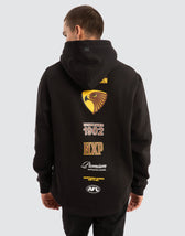 Hawthorn Hawks AFL Spine Hoodie Jet Black