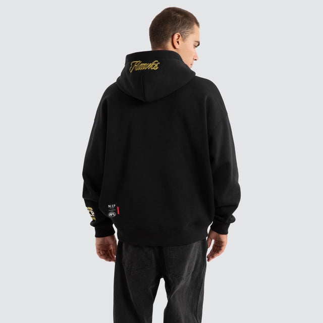 Hawthorn Hawks AFL Academy Hoodie Jet Black