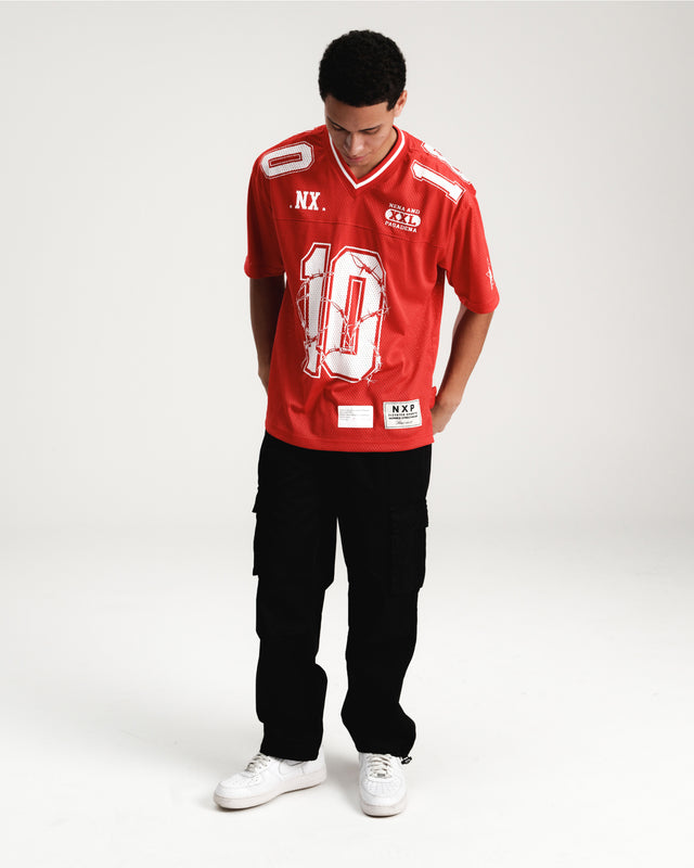 Wired Gridiron Jersey Red