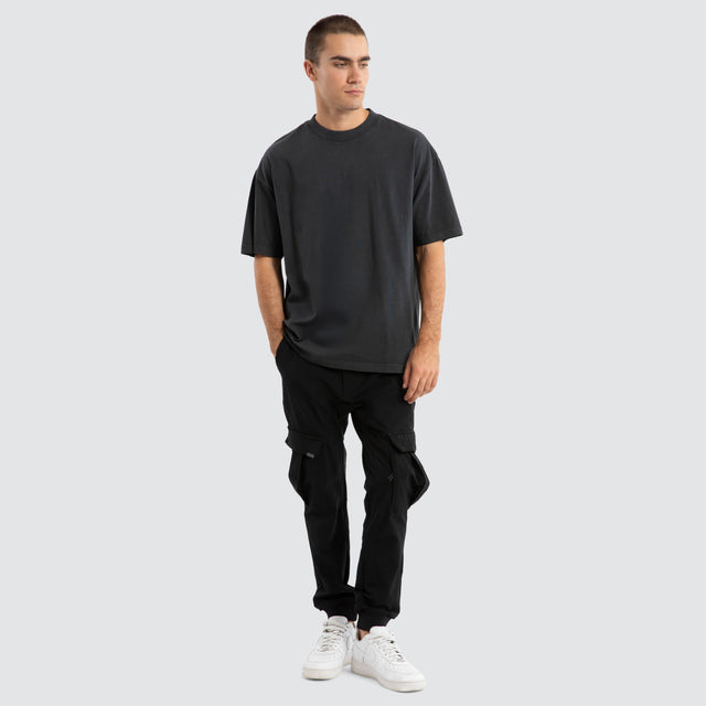 Melville Raptor Tee Pigment Black Sand