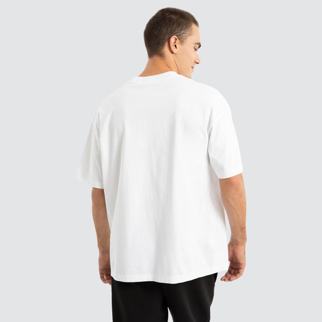 Melville Raptor Tee Optical White