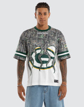 Green Bay Packers Flame Tee Camo/White