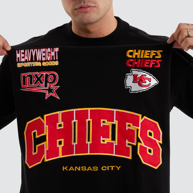 Kansas City Chiefs NFL Loopback Raptor Tee Jet Black