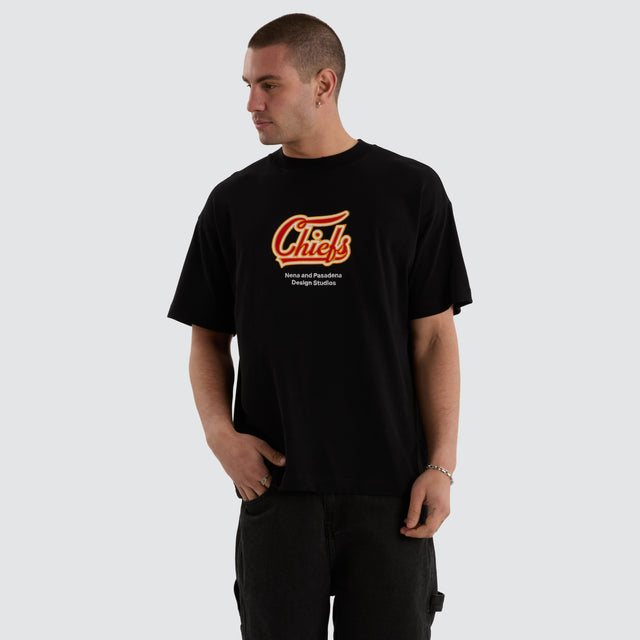 Kansas City Chiefs NFL Raptor Tee Jet Black