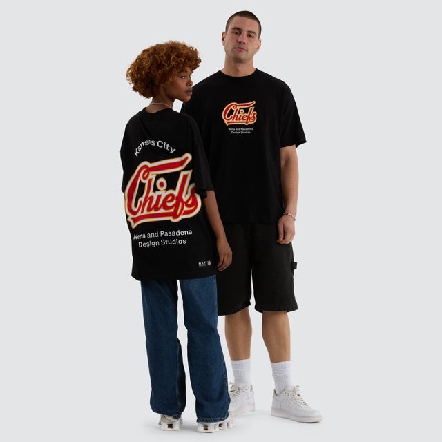 Kansas City Chiefs NFL Raptor Tee Jet Black