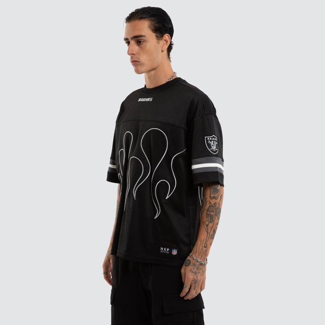 Las Vegas Raiders Dark Flame Tee Jet Black