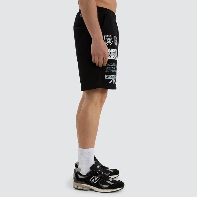 Las Vegas Raiders NFL Shorts Jet Black