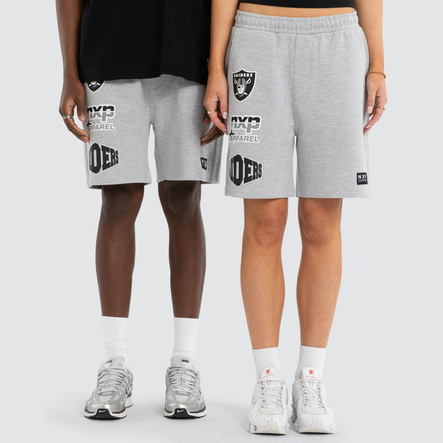 Las Vegas Raiders Track Short Grey Marle
