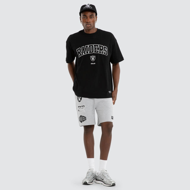 Las Vegas Raiders Track Short Grey Marle
