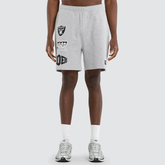 Las Vegas Raiders Track Short Grey Marle