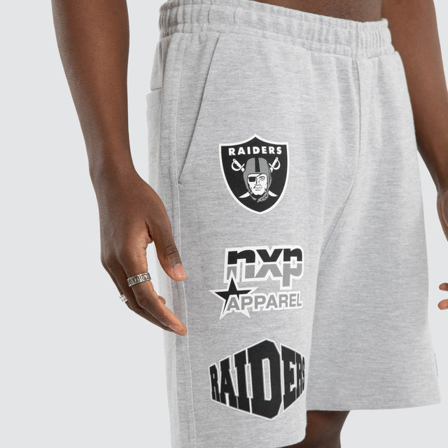 Las Vegas Raiders Track Short Grey Marle