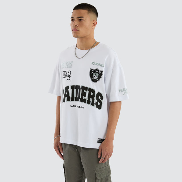 Las Vegas Loopback Raptor Tee White