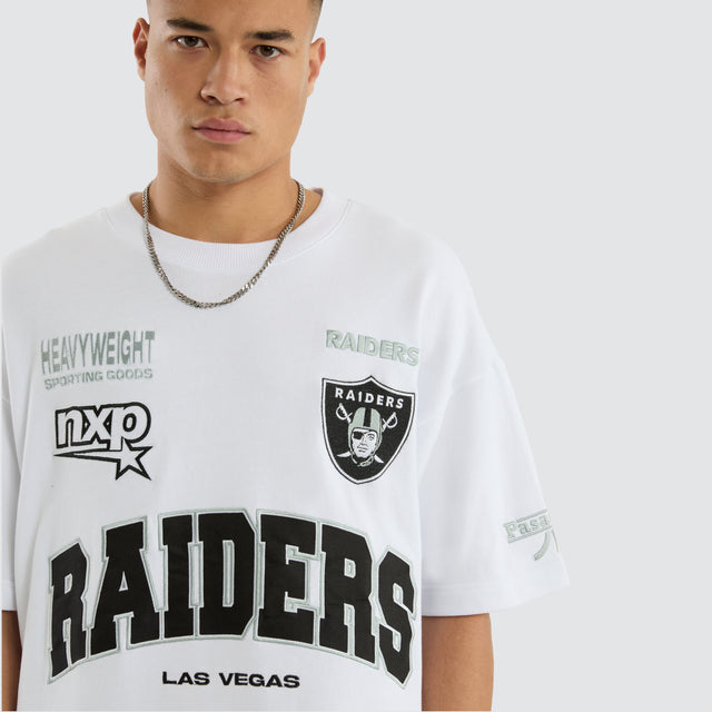 Las Vegas Loopback Raptor Tee White