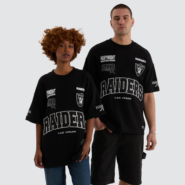 Las Vegas Raiders NFL Loopback Raptor Tee Jet Black