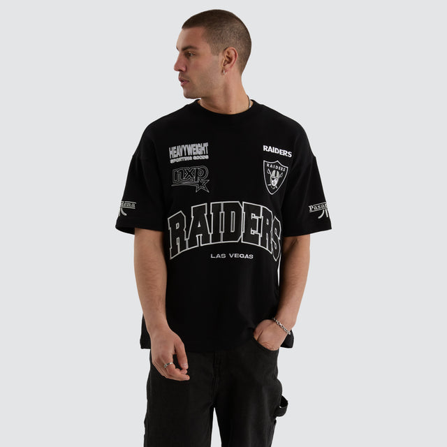 Las Vegas Raiders NFL Loopback Raptor Tee Jet Black