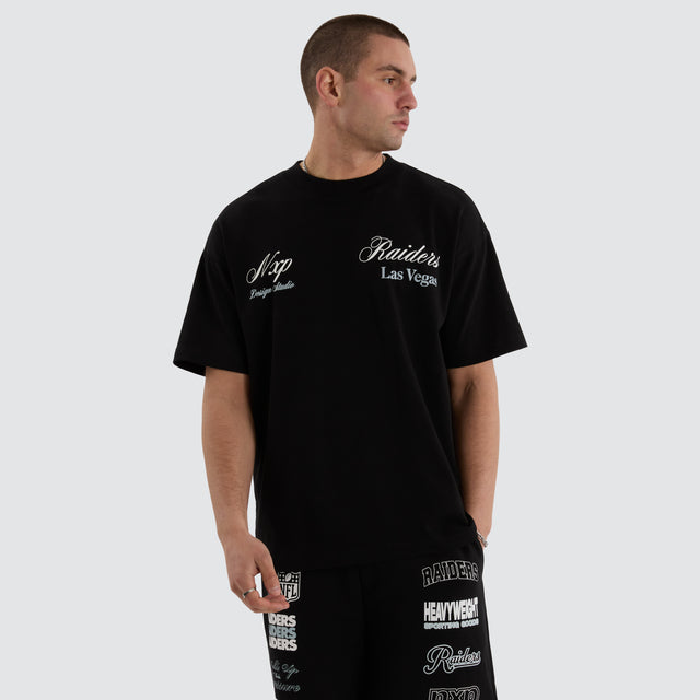 Las Vegas Raiders NFL Raptor Tee Jet Black