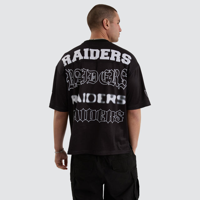 Las Vegas Raiders NFL Mesh Jersey Tee Jet Black