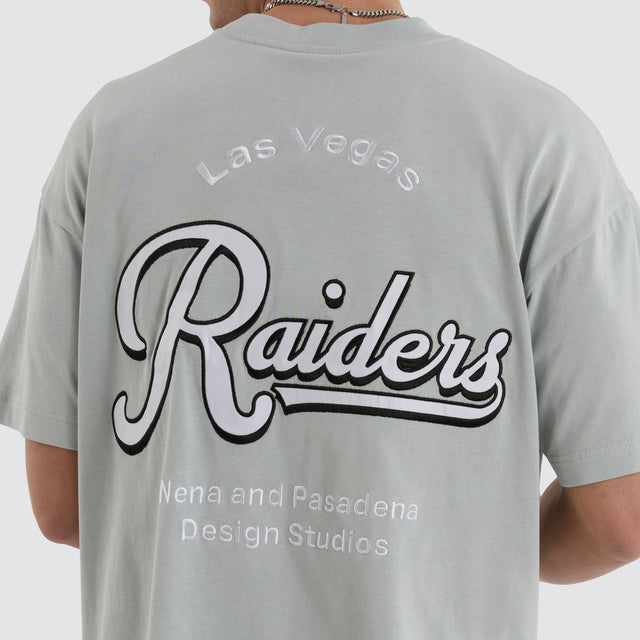 Las Vegas Raiders NFL Raptor Tee Silver