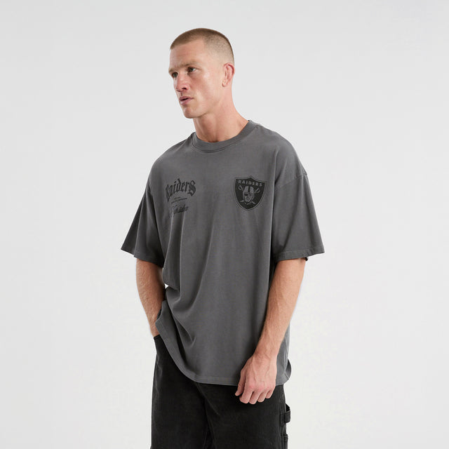 Las Vegas Raiders Defence Raptor Tee Pigment Charcoal