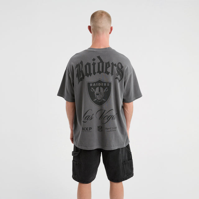 Las Vegas Raiders Defence Raptor Tee Pigment Charcoal