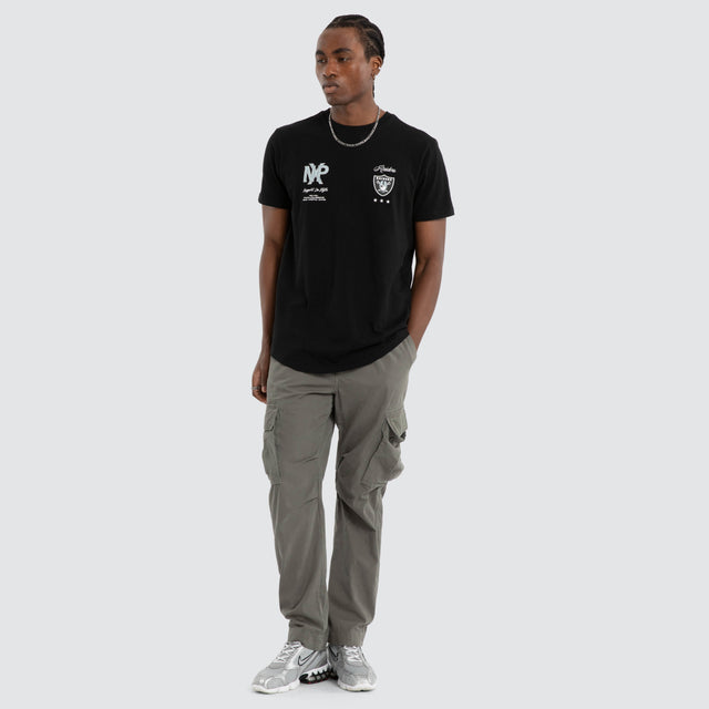 Las Vegas Raiders Script Tee Jet Black