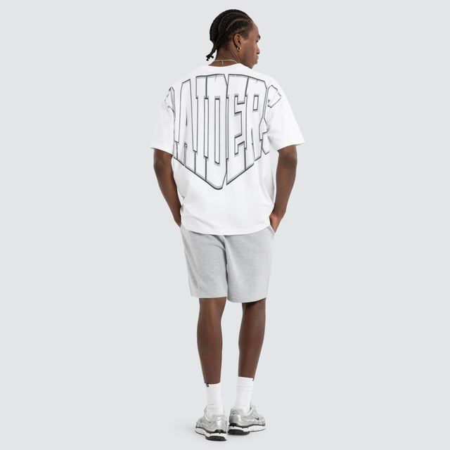 Las Vegas Raiders Loopback Raptor Tee Optical White