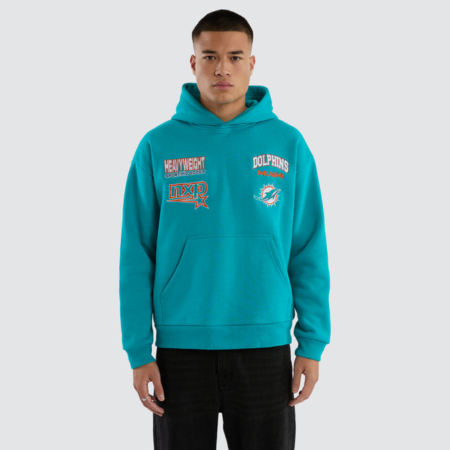 Miami Dolphins Surround Hoodie Aqua