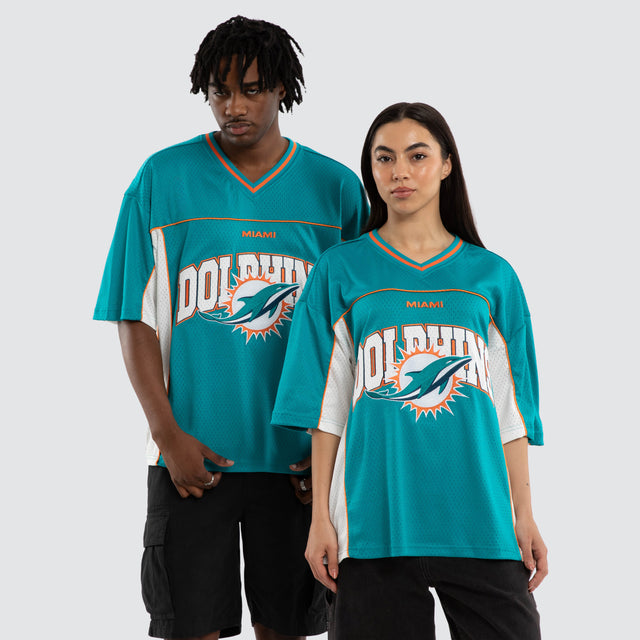 Miami Dolphins Field Tee Aqua