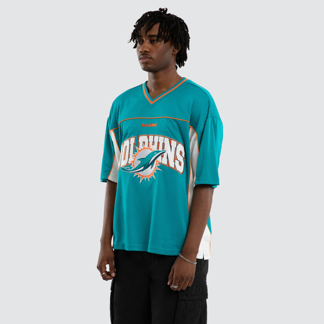 Miami Dolphins Field Tee Aqua