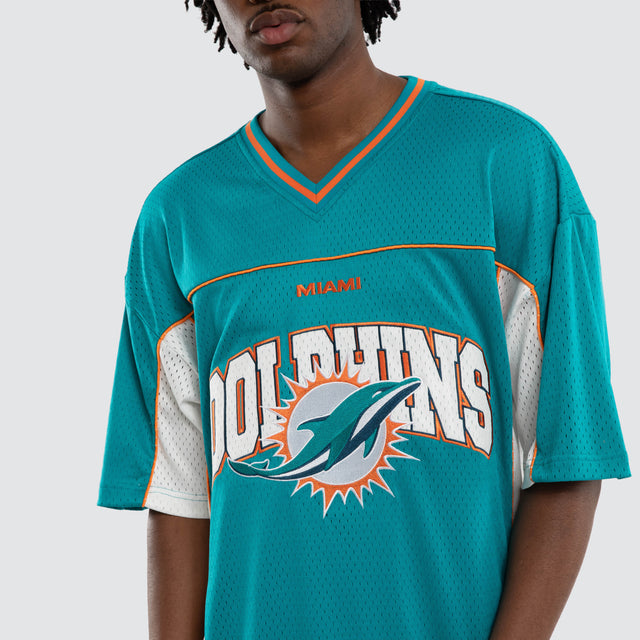 Miami Dolphins Field Tee Aqua
