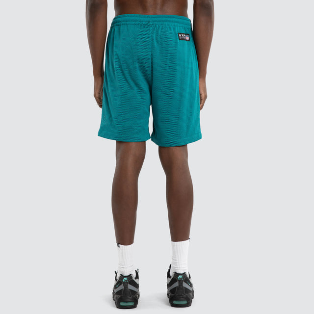 Miami Dolphins Dual Mesh Short Black/Aqua