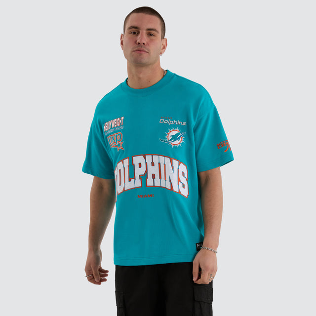 Miami Dolphins NFL Loopback Raptor Tee Aqua