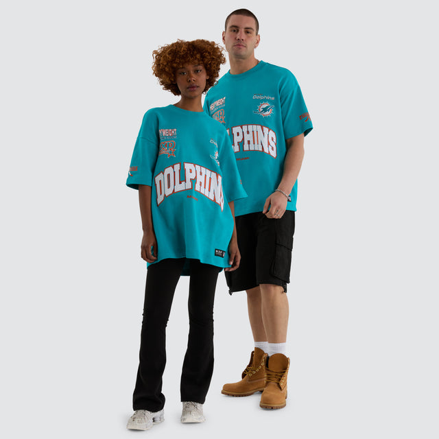 Miami Dolphins NFL Loopback Raptor Tee Aqua