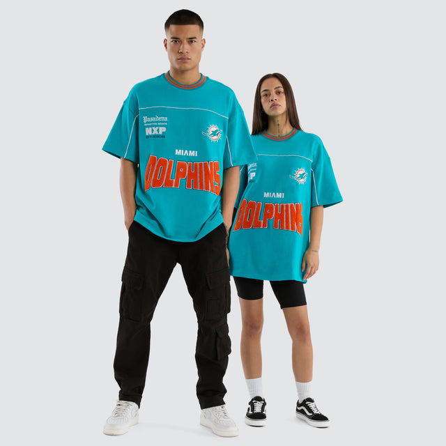 Miami Dolphins Zone Tee Aqua