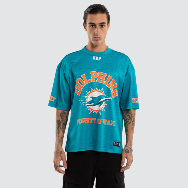 Miami Dolphins Property Tee Aqua