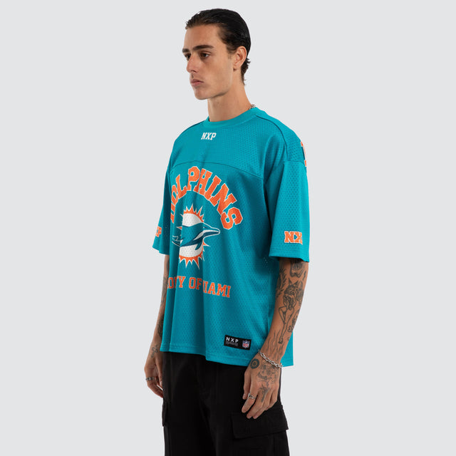 Miami Dolphins Property Tee Aqua