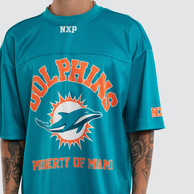 Miami Dolphins Property Tee Aqua