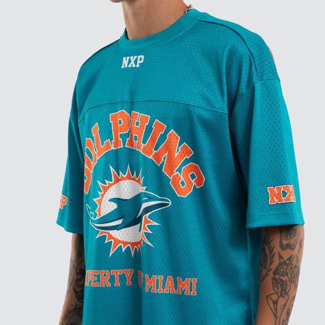 Miami Dolphins Property Tee Aqua