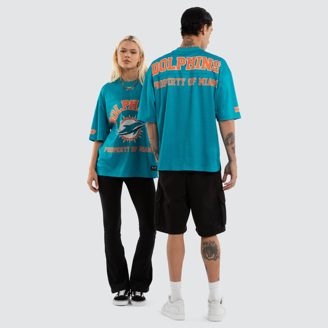Miami Dolphins Property Tee Aqua