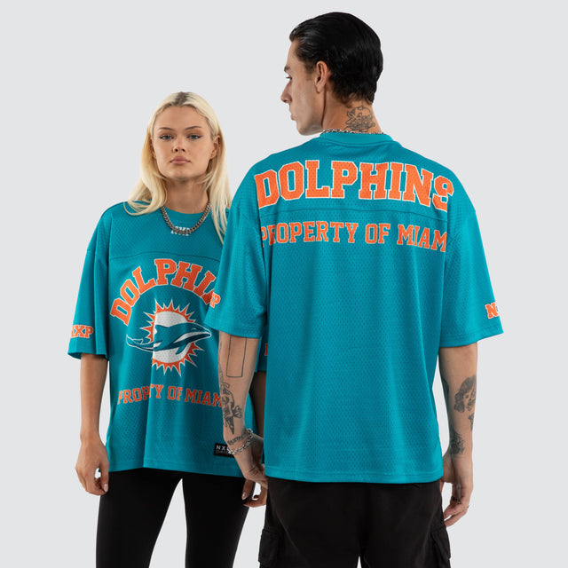 Miami Dolphins Property Tee Aqua