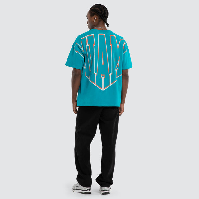 Miami Dolphins Loopback Raptor Tee Teal