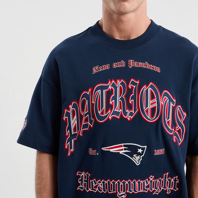 New England Patriots Coach Loopback Tee Navy